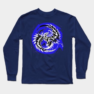 blue dark phoenix Long Sleeve T-Shirt